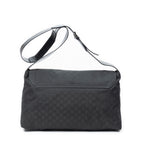 Sac à bandoulière Grand Messenger Noir Monogrammé Toile Nylon