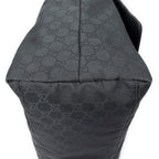 Shoulder Bag Large Messenger Black Monogrammed Nylon Canvas