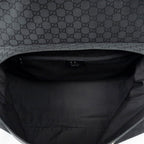 Sac à bandoulière Grand Messenger Noir Monogrammé Toile Nylon