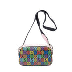 Shoulder Bag GG Psychedelic Camera Bag Pink Psychedelic Print Coated Canvas
