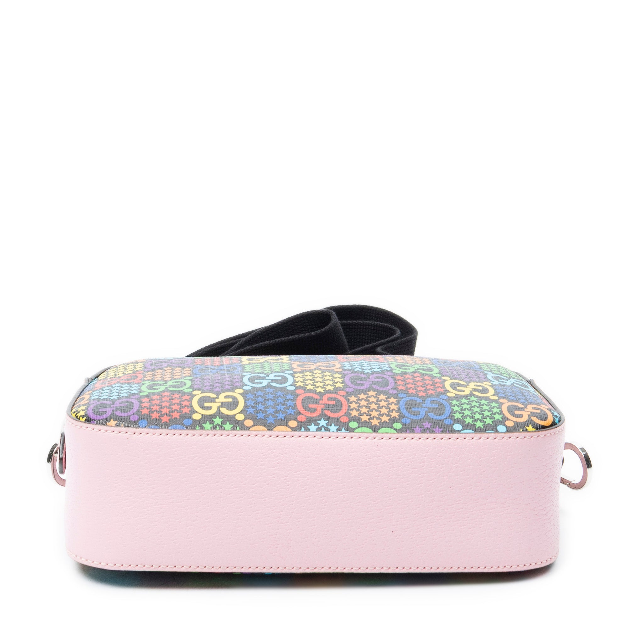 Shoulder Bag GG Psychedelic Camera Bag Pink Psychedelic Print Coated Canvas