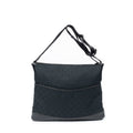 Shoulder Bag Large Messenger Black Monogrammed Canvas
