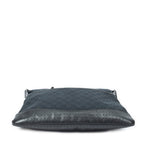 Shoulder Bag Large Messenger Black Monogrammed Canvas