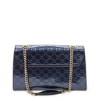 Shoulder Bag Medium Emily Chain Flap Purple Guccissima Patent Leather