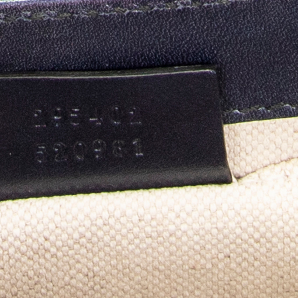 Shoulder Bag Medium Emily Chain Flap Purple Guccissima Patent Leather