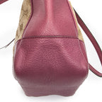 Sac porté épaule moyen cabas Bree toile monogrammée beige
