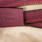 Sac porté épaule moyen cabas Bree toile monogrammée beige