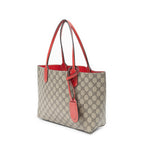 Shoulder Bag Small Reversible Tote Beige Supreme Coated Canvas