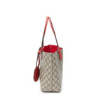 Shoulder Bag Small Reversible Tote Beige Supreme Coated Canvas