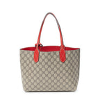 Shoulder Bag Small Reversible Tote Beige Supreme Coated Canvas