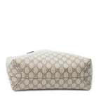 Shoulder Bag Small Reversible Tote Beige Supreme Coated Canvas