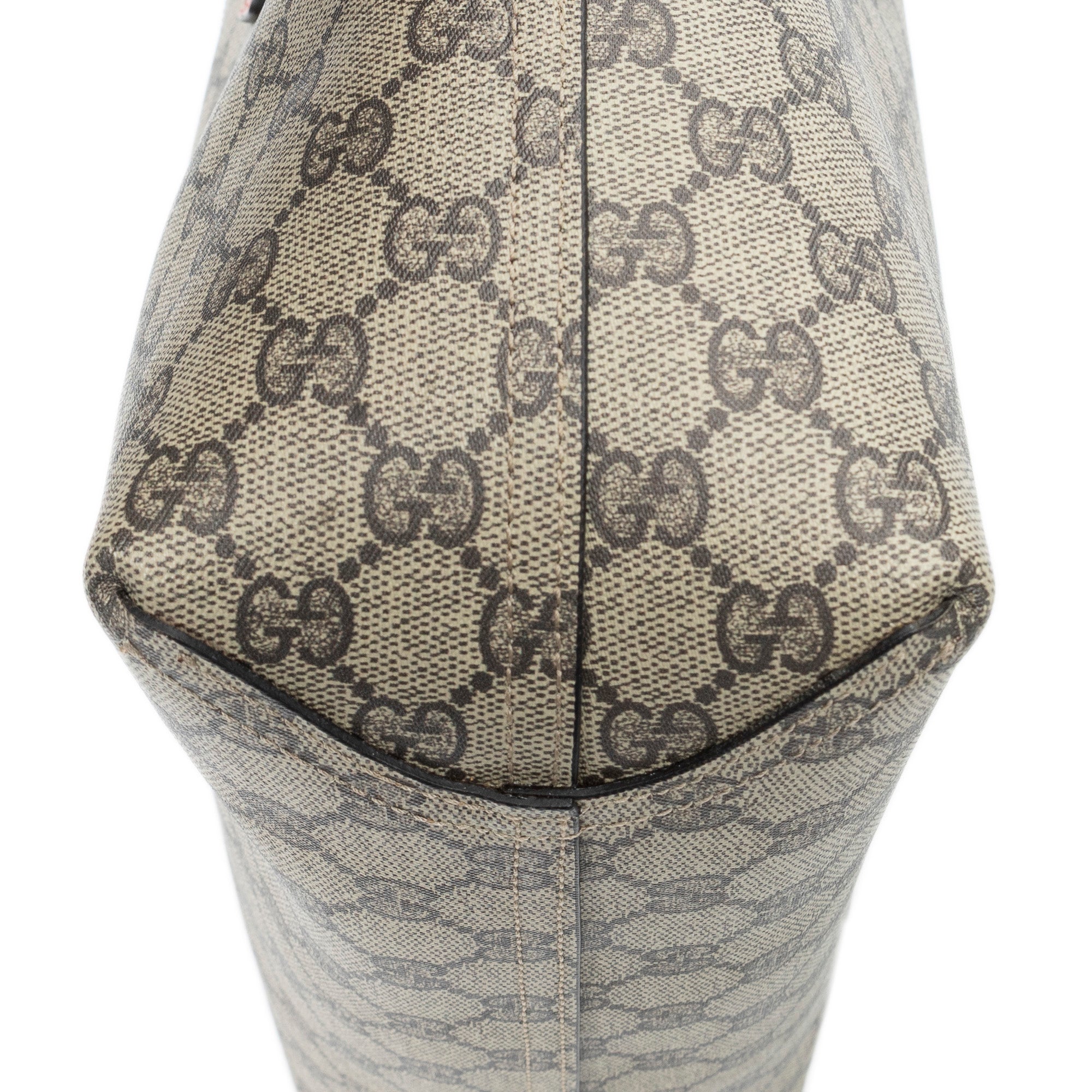 Shoulder Bag Small Reversible Tote Beige Supreme Coated Canvas