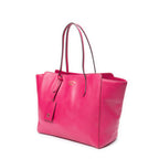 Shoulder Bag Medium Swing Tote Pink Grained Calfskin Leather