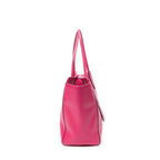 Shoulder Bag Medium Swing Tote Pink Grained Calfskin Leather