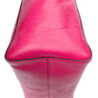 Shoulder Bag Medium Swing Tote Pink Grained Calfskin Leather