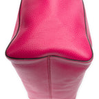 Shoulder Bag Medium Swing Tote Pink Grained Calfskin Leather