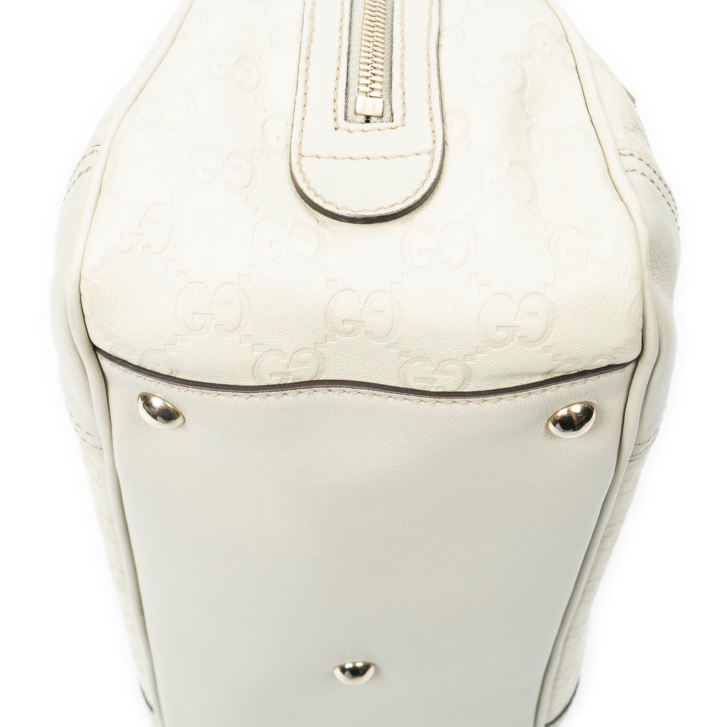 Shoulder Bag Princy Boston Ivory Guccissima Leather