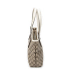 Bolso de Hombro Pequeño Joy Tote Beige Lona Recubierta Supreme