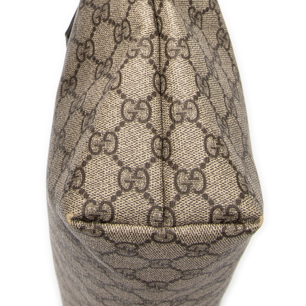 Bolso de Hombro Pequeño Joy Tote Beige Lona Recubierta Supreme