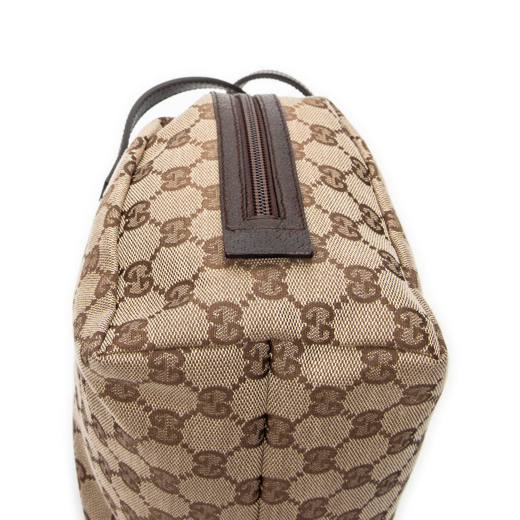 Handbag Mini Bowling Bag Beige Monogrammed Canvas
