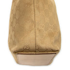 Shoulder Bag Small Bucket Tote Bronze Monogrammed Canvas