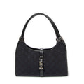 Shoulder Bag Small Bardot Tote Black Monogrammed Canvas