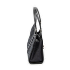 Shoulder Bag Small Bardot Tote Black Monogrammed Canvas