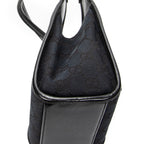 Shoulder Bag Small Bardot Tote Black Monogrammed Canvas