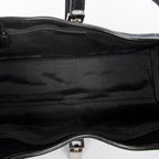 Shoulder Bag Small Bardot Tote Black Monogrammed Canvas