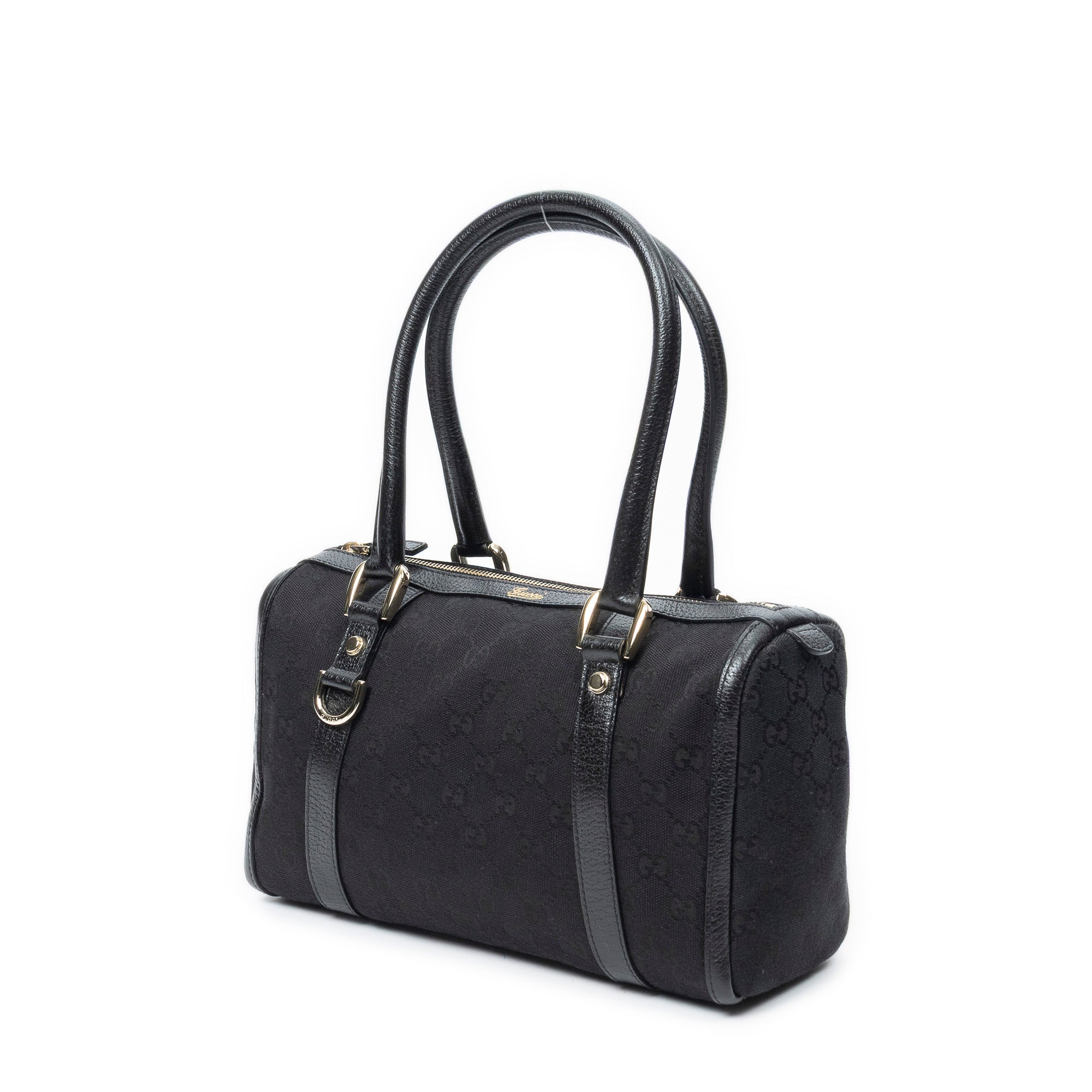 Bandolera Abbey Boston Lona Monogrammed Negra