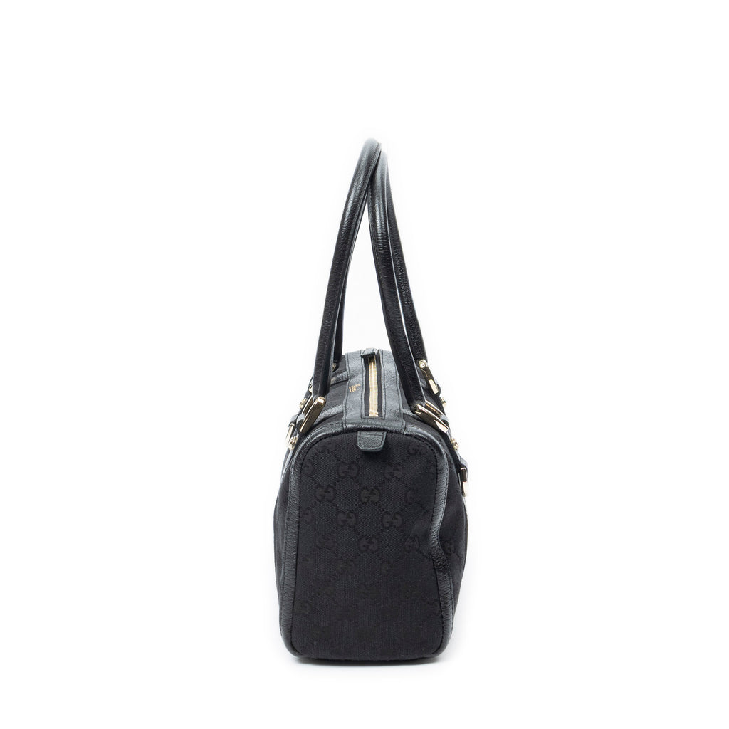 Bandolera Abbey Boston Lona Monogrammed Negra
