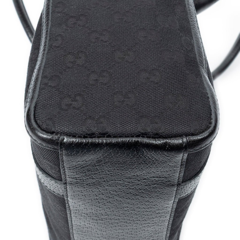 Bandolera Abbey Boston Lona Monogrammed Negra