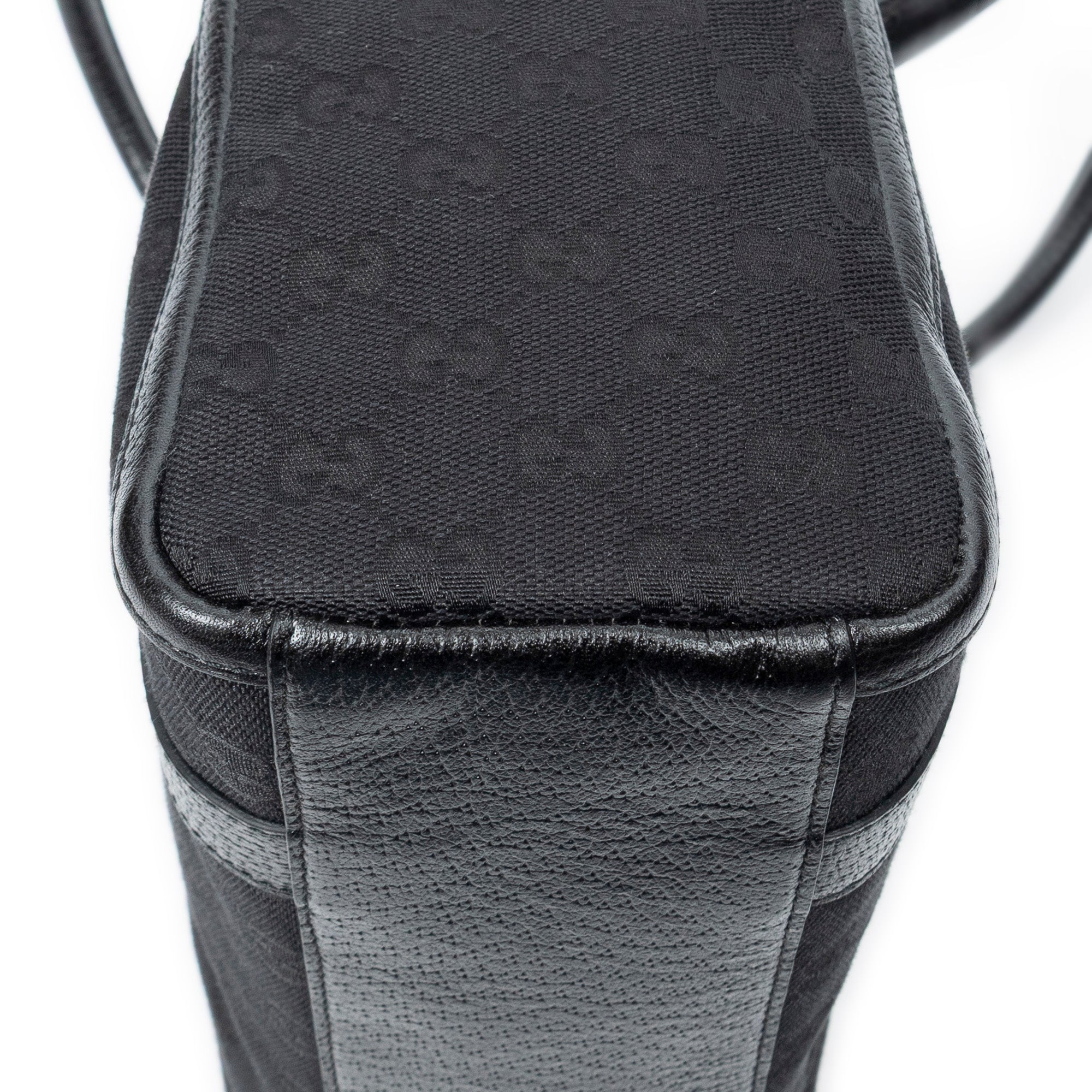 Bandolera Abbey Boston Lona Monogrammed Negra
