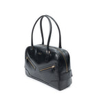 Shoulder Bag Bowling Shoulder Bag Black Microguccissima Leather