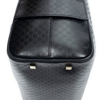 Shoulder Bag Bowling Shoulder Bag Black Microguccissima Leather