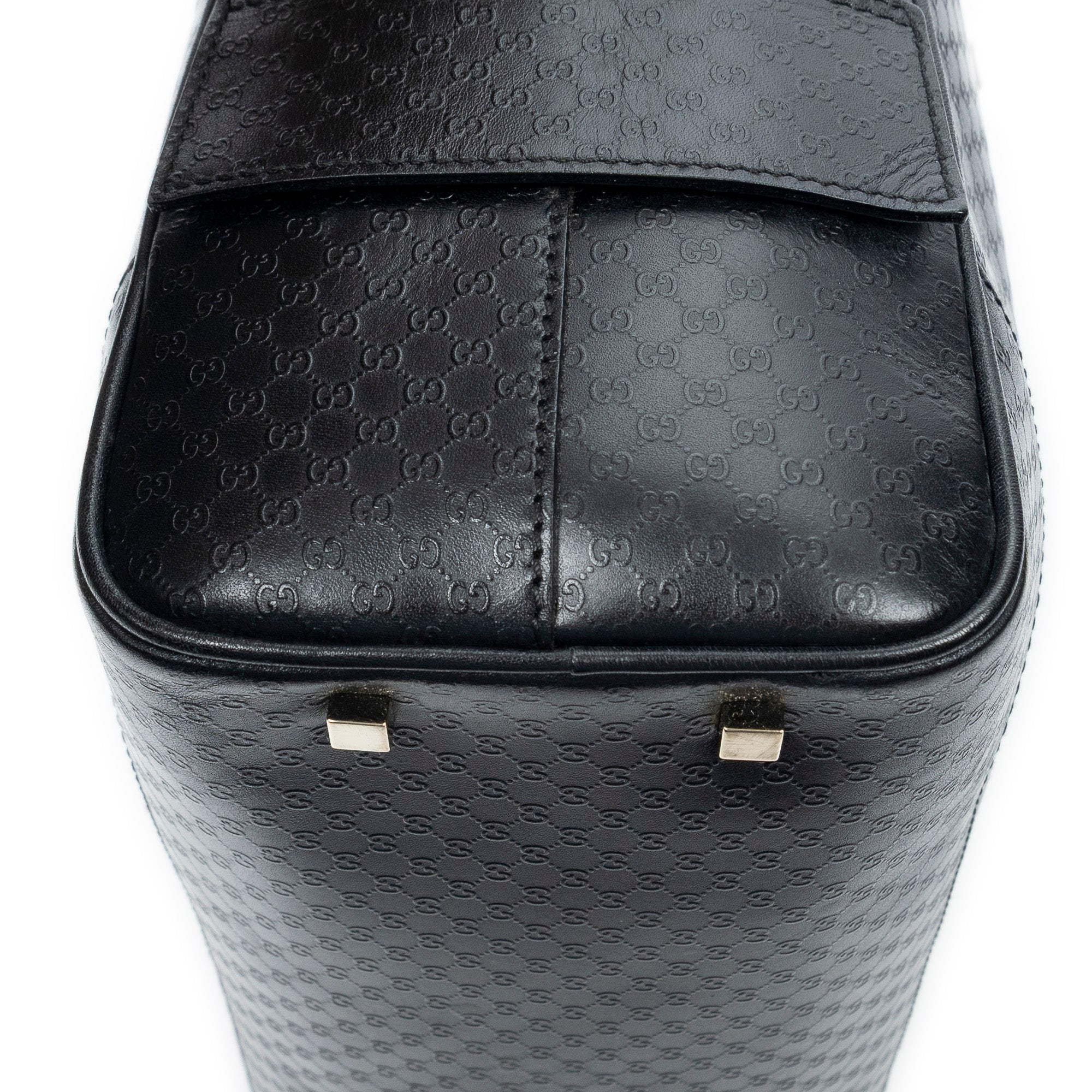 Shoulder Bag Bowling Shoulder Bag Black Microguccissima Leather