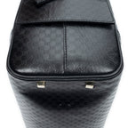 Shoulder Bag Bowling Shoulder Bag Black Microguccissima Leather