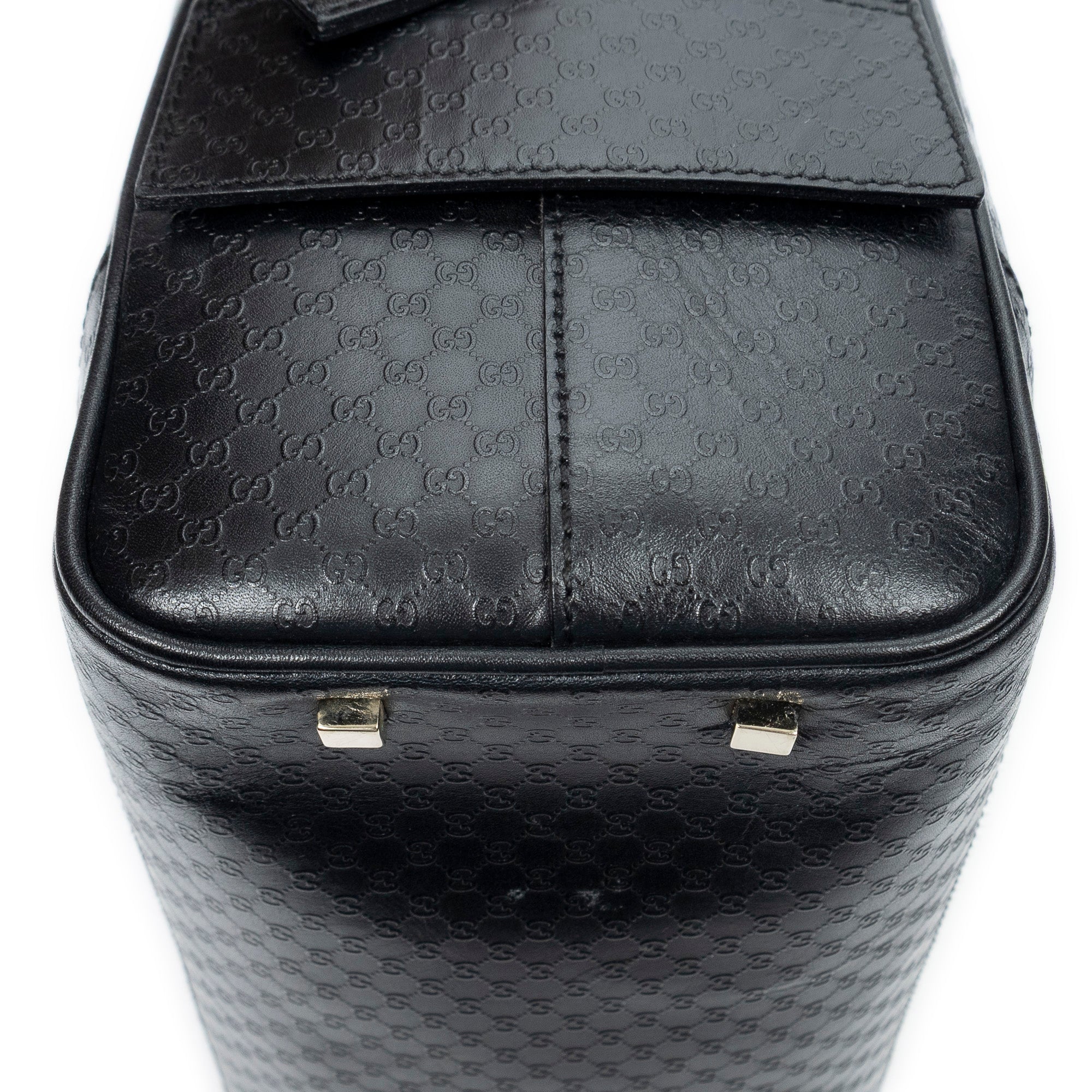 Shoulder Bag Bowling Shoulder Bag Black Microguccissima Leather