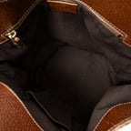 Shoulder Bag Small Bamboo Tote Beige Monogrammed Canvas
