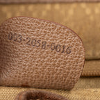 Backpack Large Bamboo Backpack Brown Suede Leather