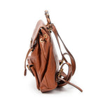 Shoulder Bag Mini Bamboo Backpack Brown Smooth Calfskin Leather