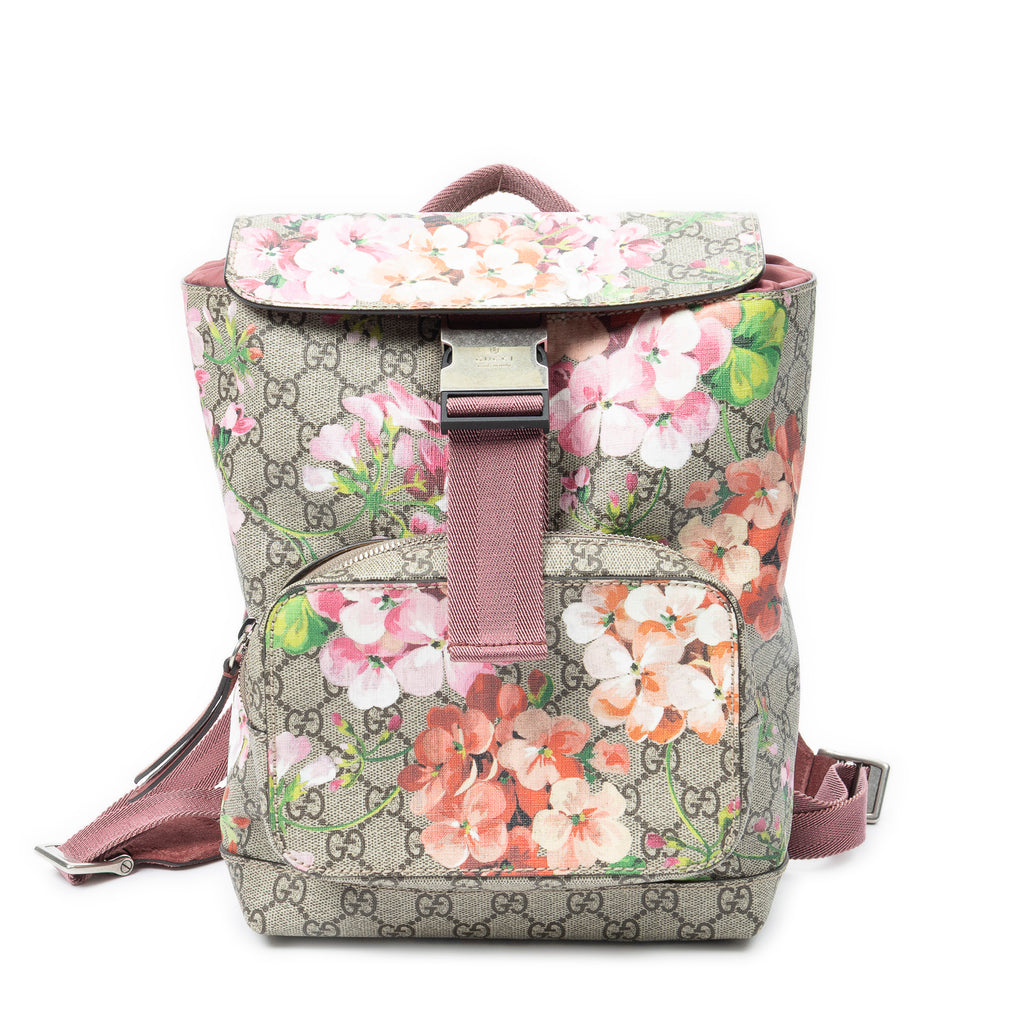 Backpack Small Blooms Backpack Pink Blooms Supreme Coated Canvas