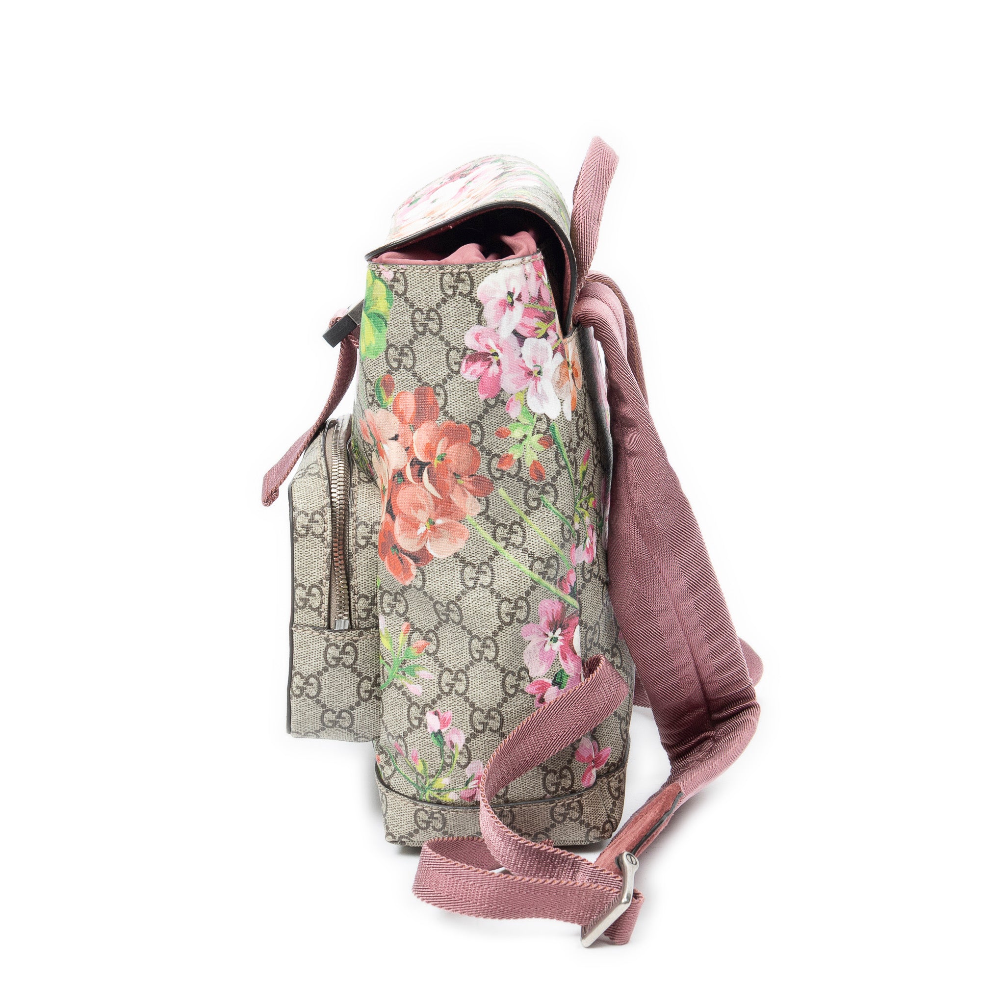 Backpack Small Blooms Backpack Pink Blooms Supreme Coated Canvas