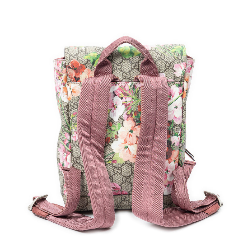 Backpack Small Blooms Backpack Pink Blooms Supreme Coated Canvas