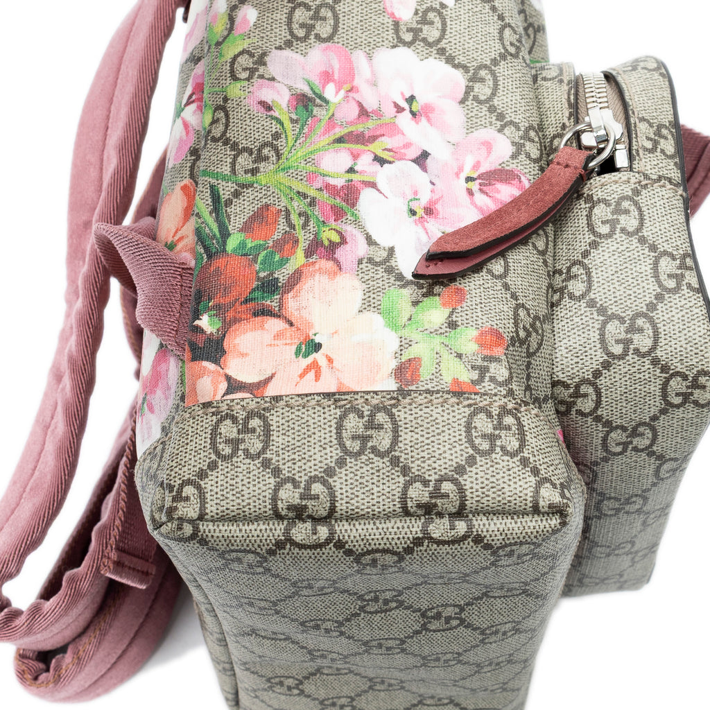 Backpack Small Blooms Backpack Pink Blooms Supreme Coated Canvas