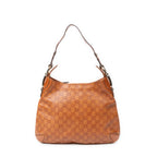 Shoulder Bag Horsebit Creole Hobo Orange Guccissima Leather