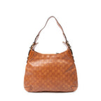 Shoulder Bag Horsebit Creole Hobo Orange Guccissima Leather
