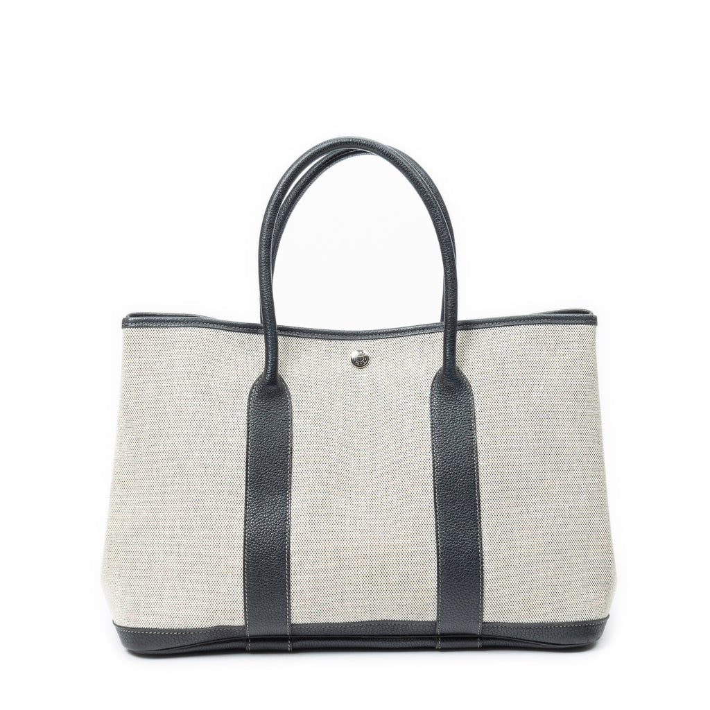 Shoulder Bag Garden Party PM Black Toile H Canvas