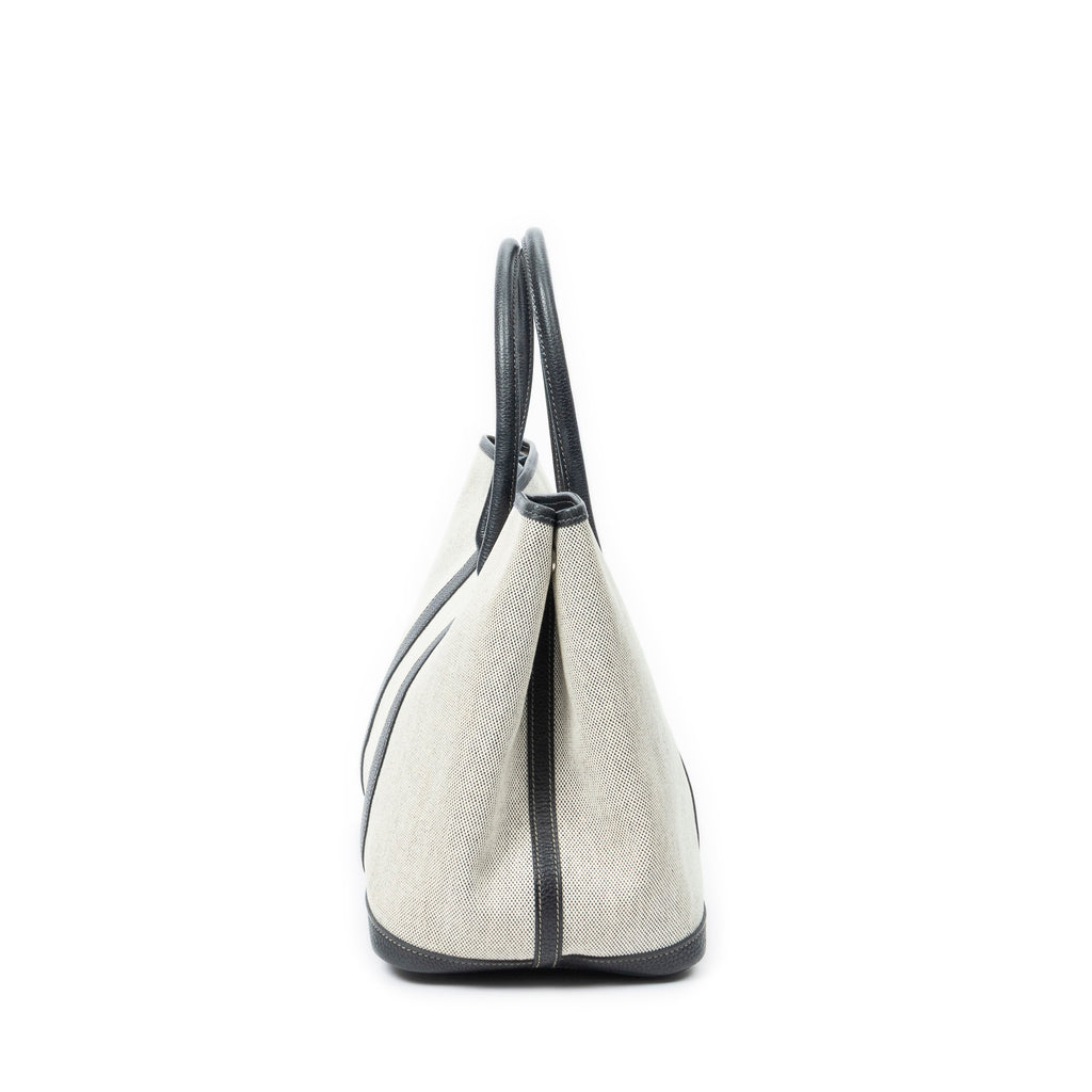 Shoulder Bag Garden Party PM Black Toile H Canvas