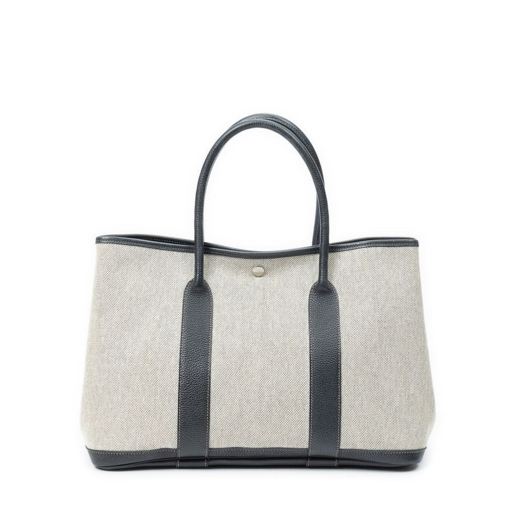 Shoulder Bag Garden Party PM Black Toile H Canvas